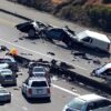 One Dead in Fiery Crash on 101 Freeway in East Hollywood LOS ANGELES