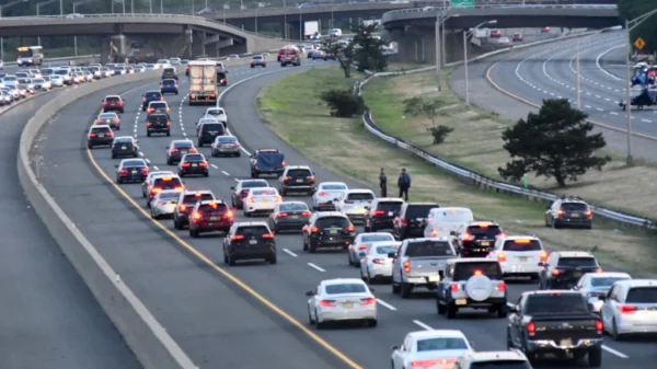 Multi-vehicle accident on Interstate 405 near Beach Boulevard in Huntington Beach, CA on Thursday, July 27th morning.