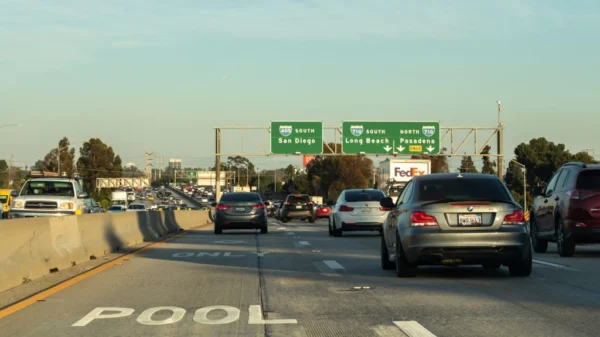 Pedestrian killed in tragic accident on the 405 Freeway near Lennox Boulevard.