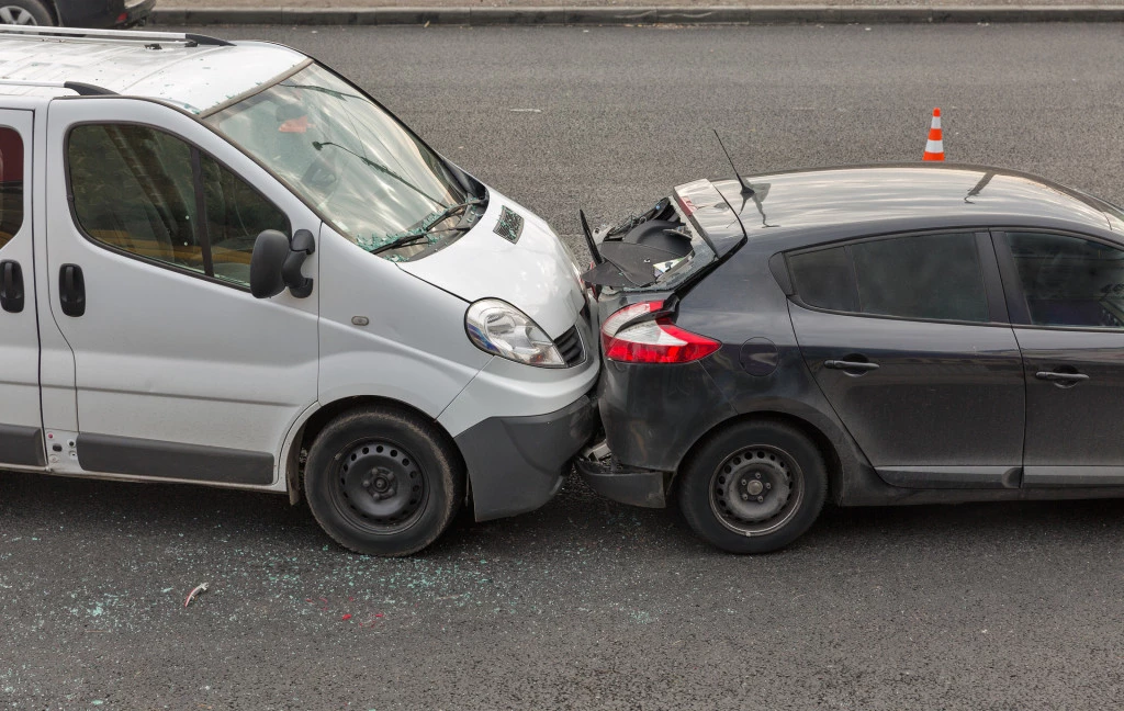 Multiple people were left injured after a rear-end collision in Westminster Thursday morning.