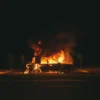 Two men are dead after a fiery collision on Avenue 17 in Madera County Friday night.