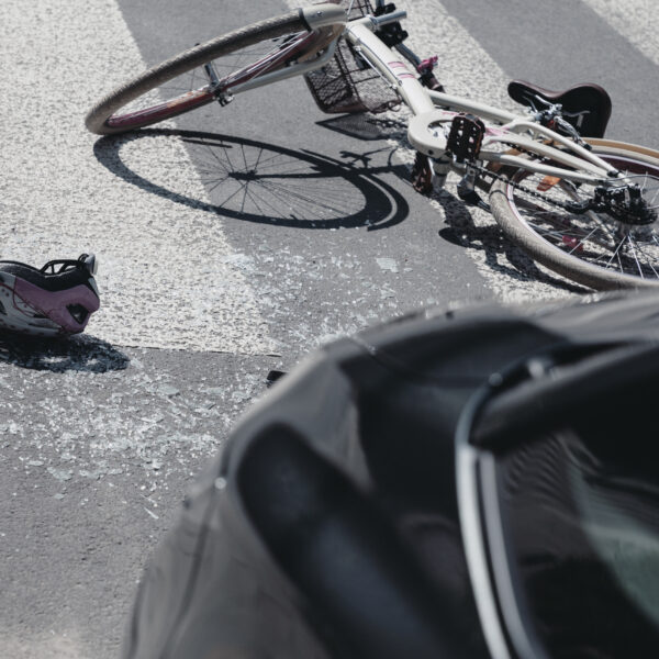 Bicyclist struck and injured in Alpine County.