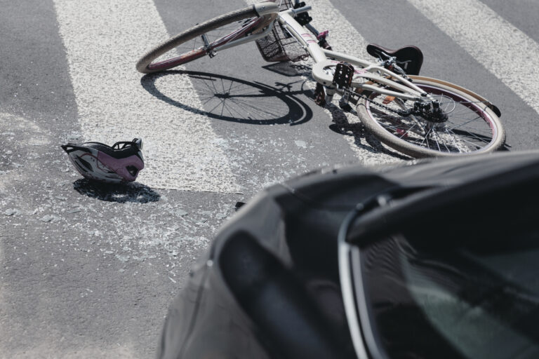 Bicyclist struck and injured in Alpine County.