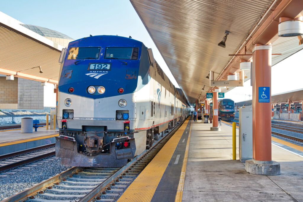 1 person injured after Caltrain hits 3 cars in Burlingame