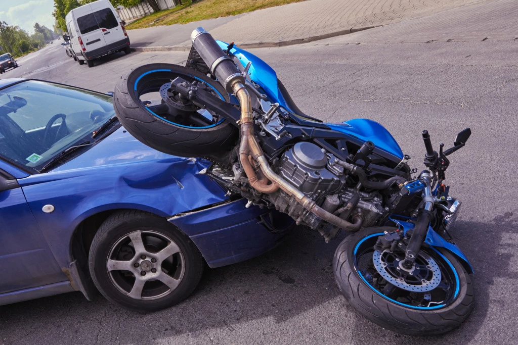 Motorcyclist injured after colliding with semi-truck on Highway 4.