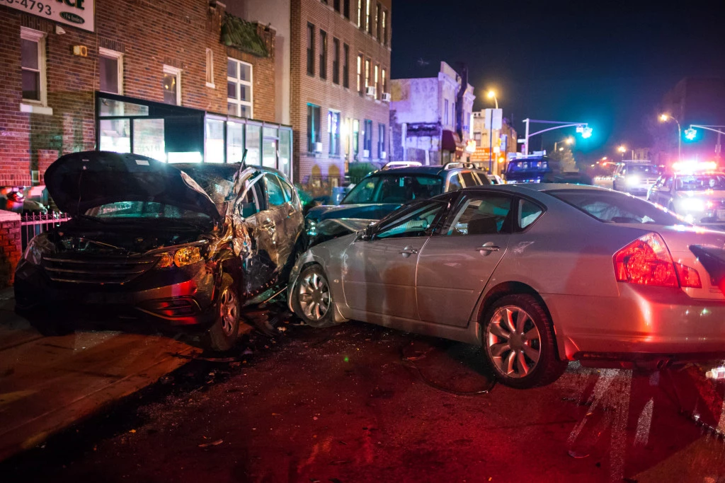 4 people were hospitalized following a Bakersfield collision Friday night.