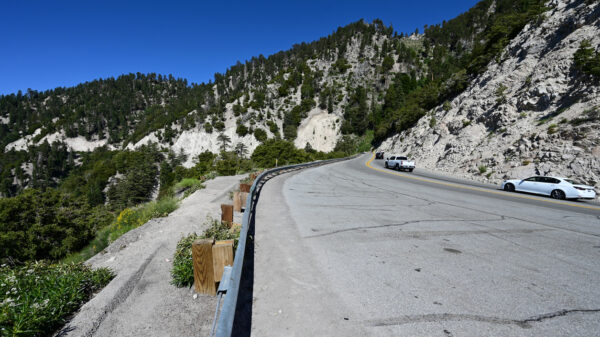 2-vehicle collision on Highway 18 in Running Springs