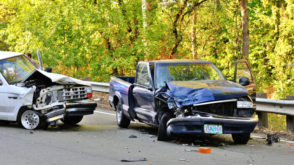 One person killed in a collision in Stockton.
