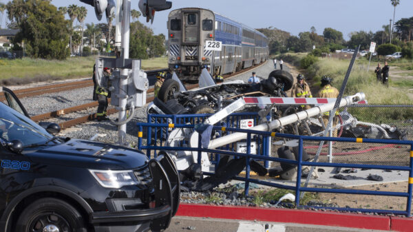 SUV hit by Amtrak train in Oakland, driver injured