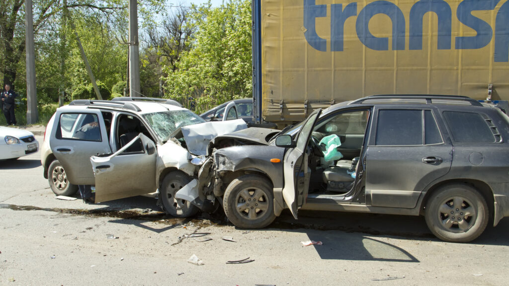 One injured in multi-vehicle accident in Sacramento County.