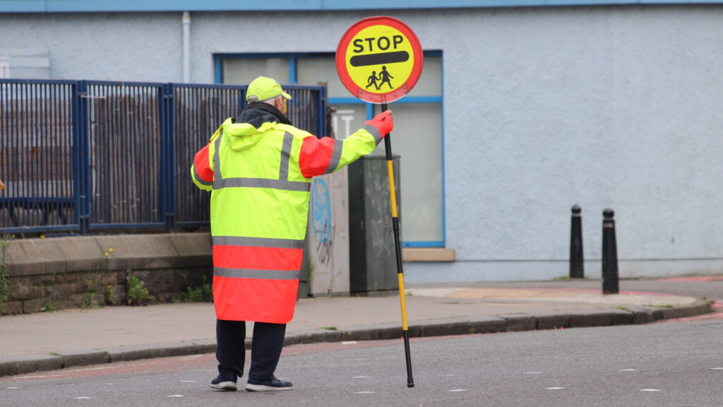 Crossing guard Kathy Japes was struck and injured in Newport Beach.