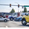 4 injured in 4-vehicle collision in Northridge.