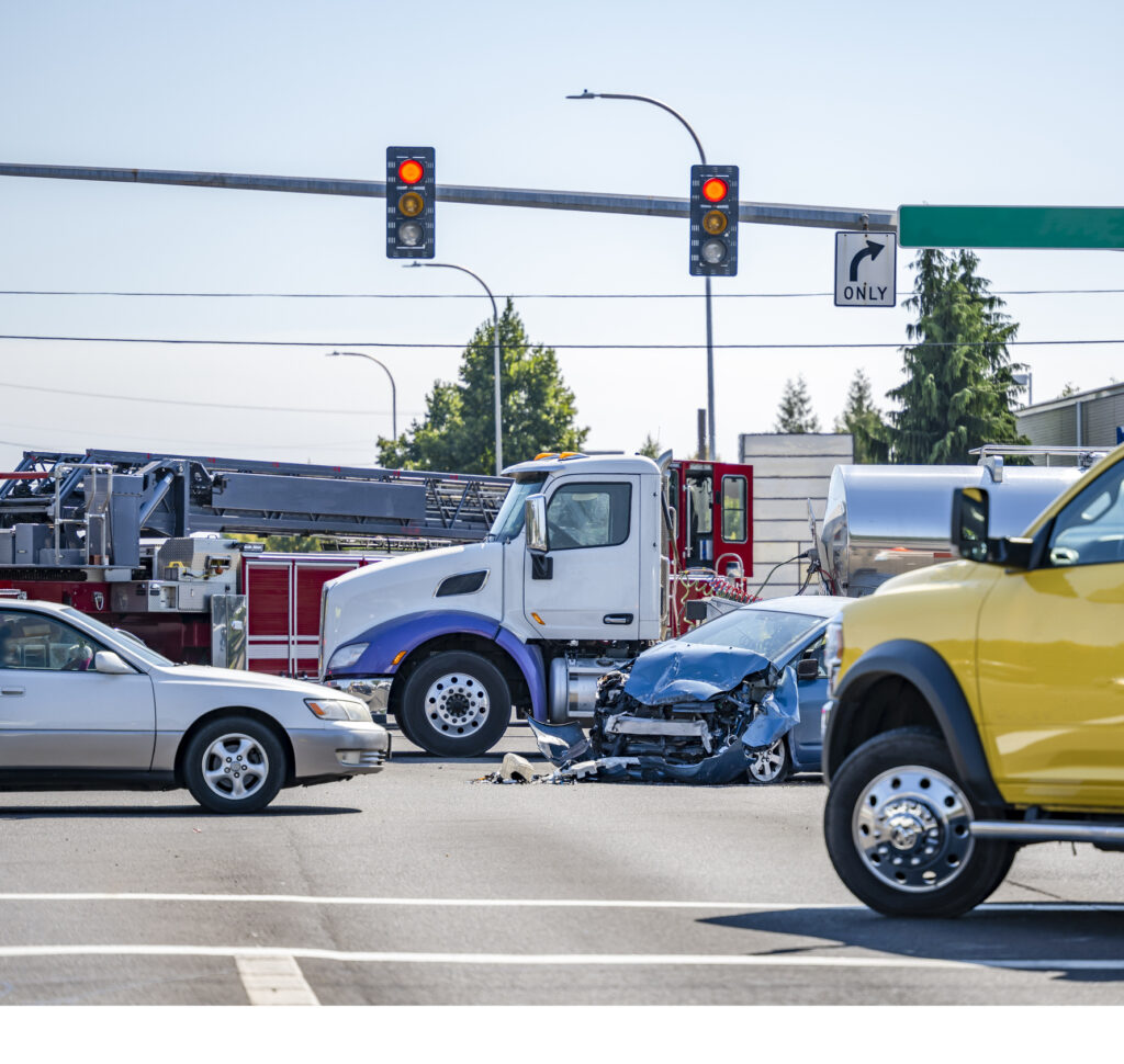 One injured in two-vehicle crash in Tracy.