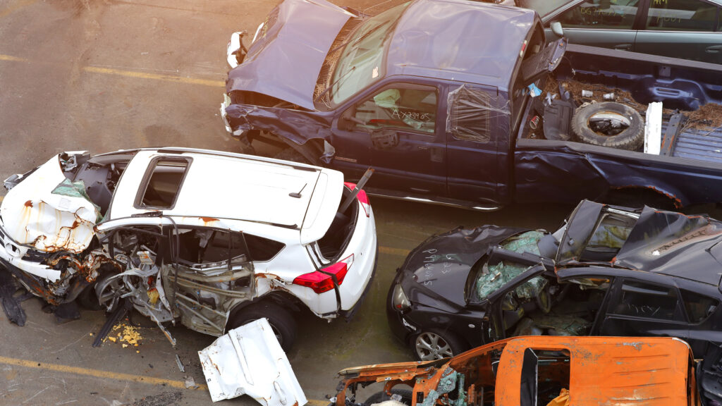 Multi-vehicle collision in Sparks leaves at least one injured.