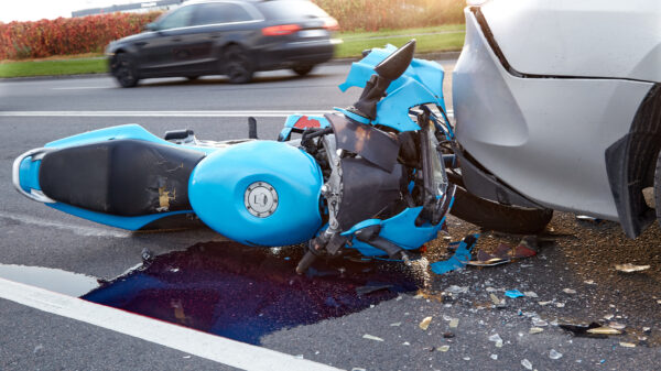 Motorcyclist critically injured in Las Vegas crash.