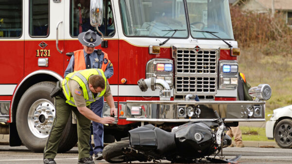 Motorcyclist critically injured in Vegas crash.