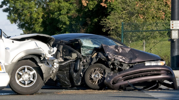 3 seriously injured in two-vehicle crash in North Hollywood.