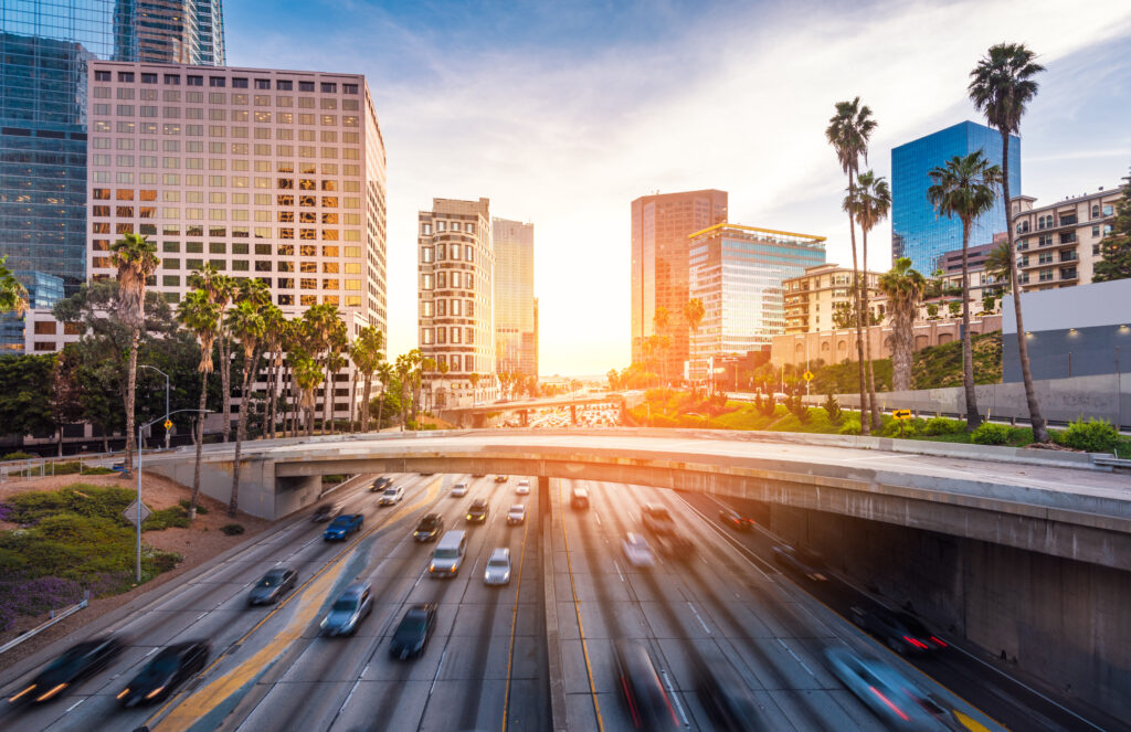 Pedestrian struck and killed on the 101 Freeway in Hollywood.