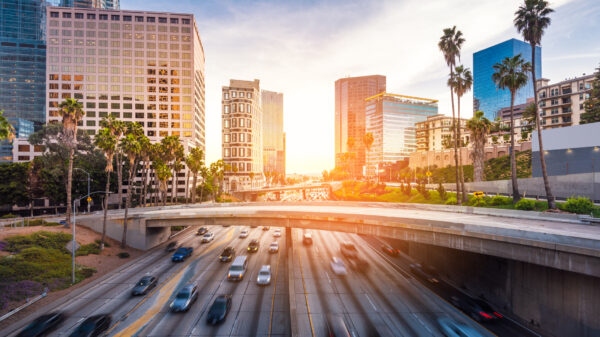 Pedestrian struck and killed on the 101 Freeway in Hollywood.