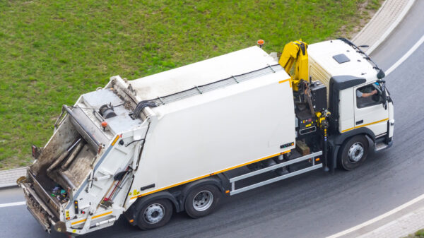 Woman injured in collision with garbage truck in Antelope.