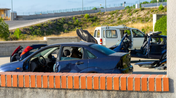 Injuries reported in Las Vegas collision.