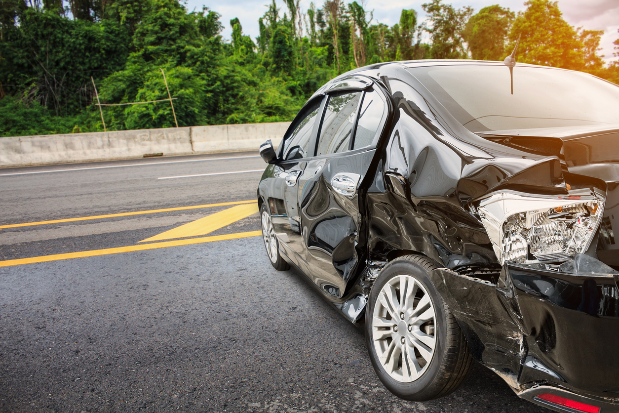 A Canyon Country crash hospitalizes the driver.